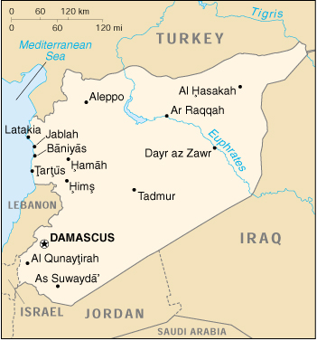 Map of Syria