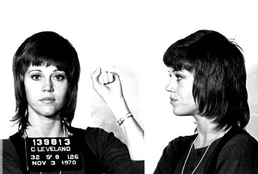 Jane Fonda Mug Shot