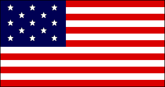 First Official USA Flag