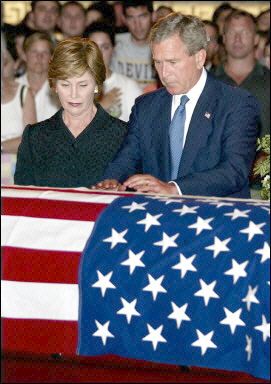 President George W. Bush and Laura