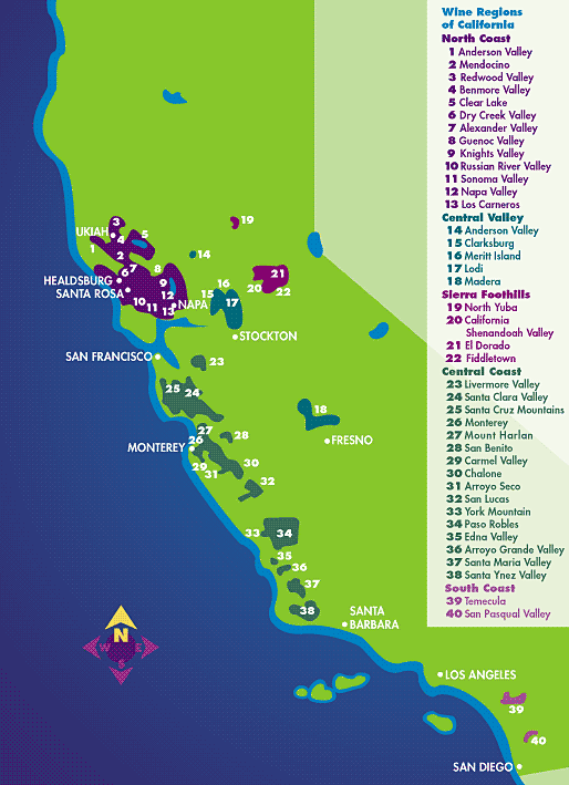 California Wine Regions